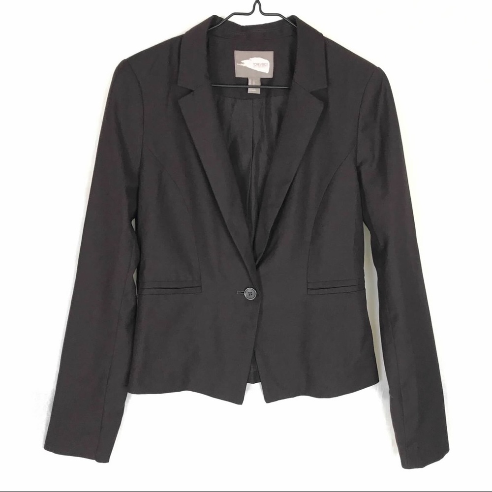 Dark brown blazer jacket